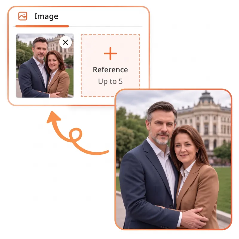 Upload a photo to the free online AI photo editor — drag and drop from your browser, no sign-up required